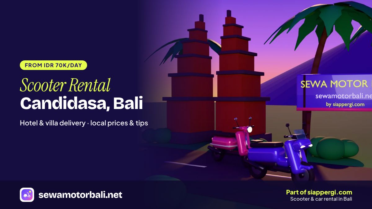 Scooter Rental Candidasa, Bali
