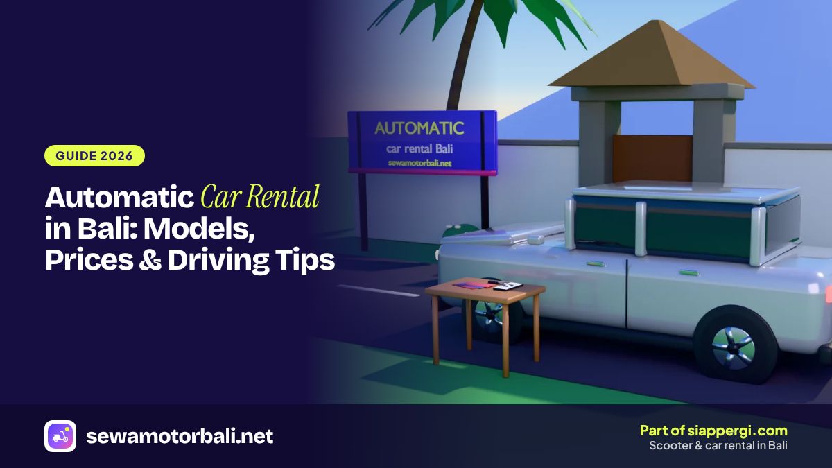 Automatic Car Rental in Bali: Models, Prices & Driving Tips