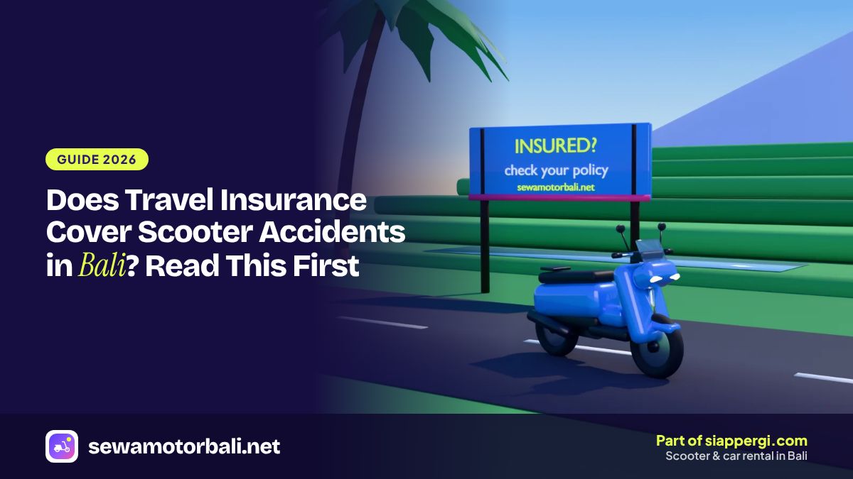 Does Travel Insurance Cover Scooter Accidents in Bali? Read This First