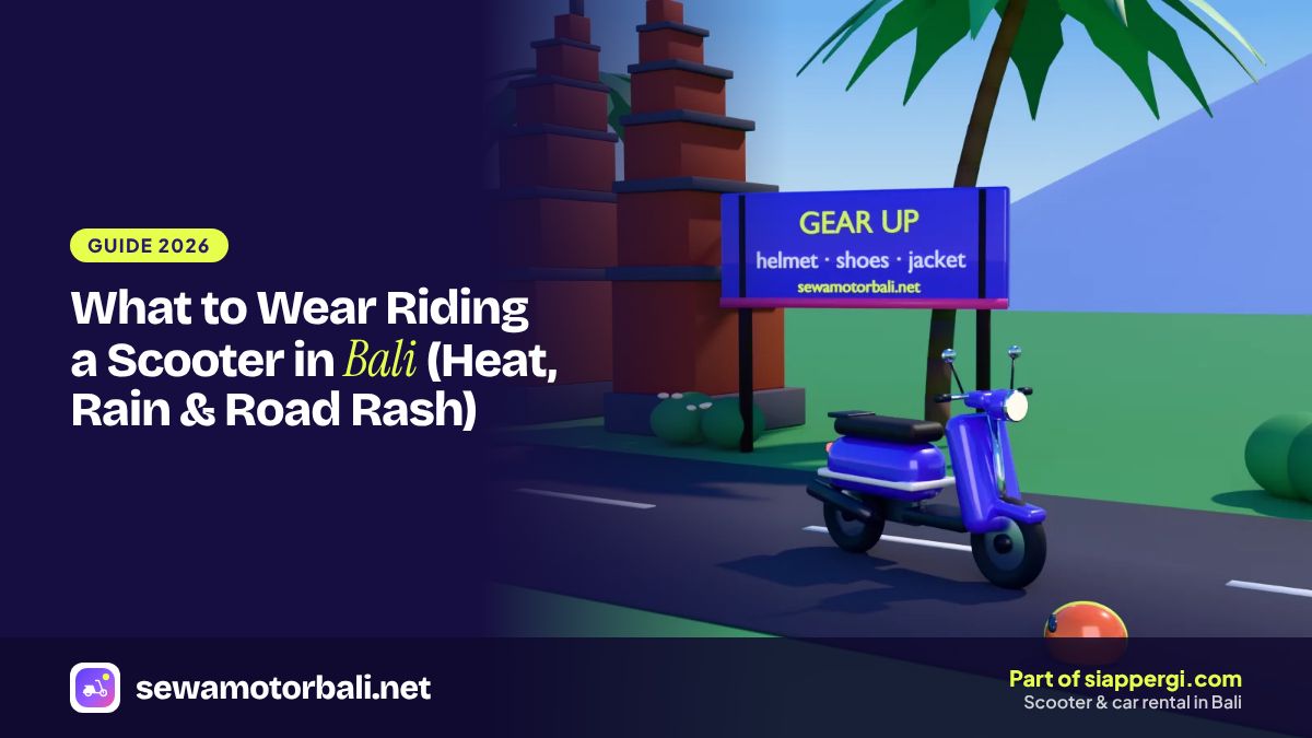 What to Wear Riding a Scooter in Bali (Heat, Rain & Road Rash)